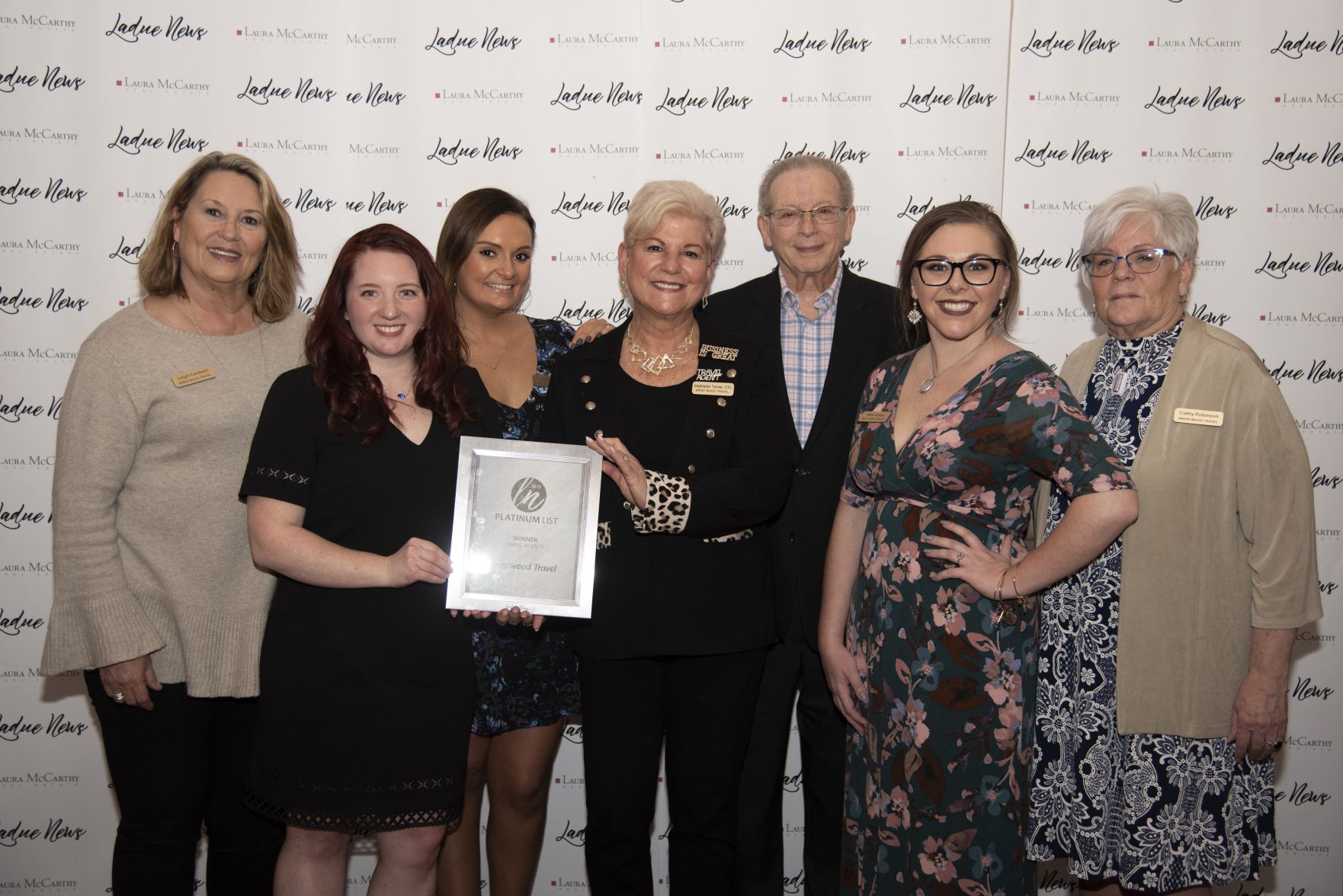 Leigh Cardwell, Stacey Hoenhne, Christine Hakenjos, Stephanie Turner, Will Schachter, Missi Wilson, Cathy Robinson - Brentwood Travel